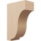 Ekena Millwork 7"W x 14"D x 21"H Classic Van Buren Rough Cedar Woodgrain TimberThane Corbel, Primed Tan CORUR07X14X21VANRCPR - alternate 1